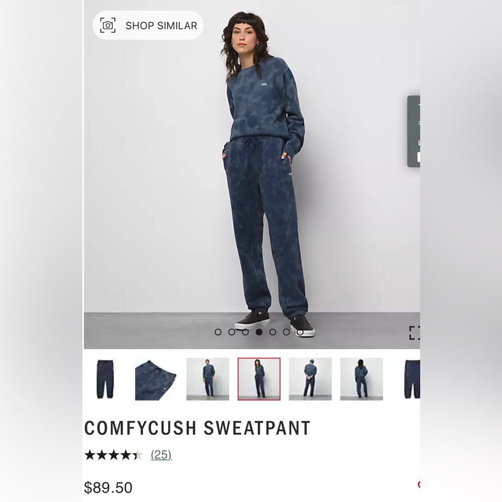 NWT Unisex Van’s ComfyCush Sweatpants, Size XL